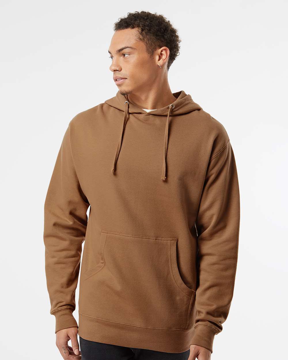Unisex Midweight Hooded Sweatshirt – SS4500 – Saddle