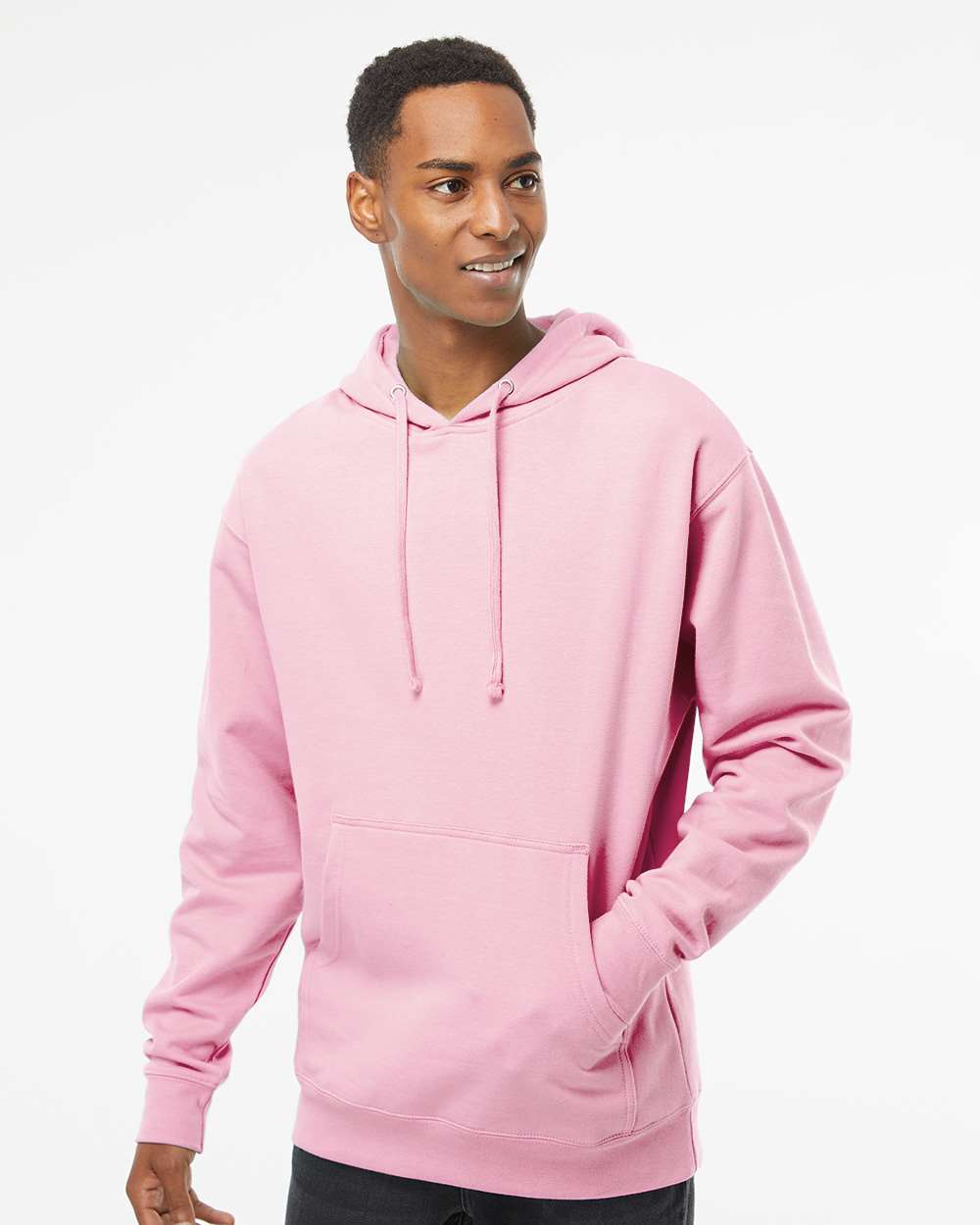 Unisex Midweight Hooded Sweatshirt – SS4500 – Light Pink