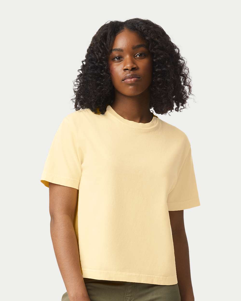 Women's Garment-Dyed Heavyweight Boxy T-Shirt – 3023CL