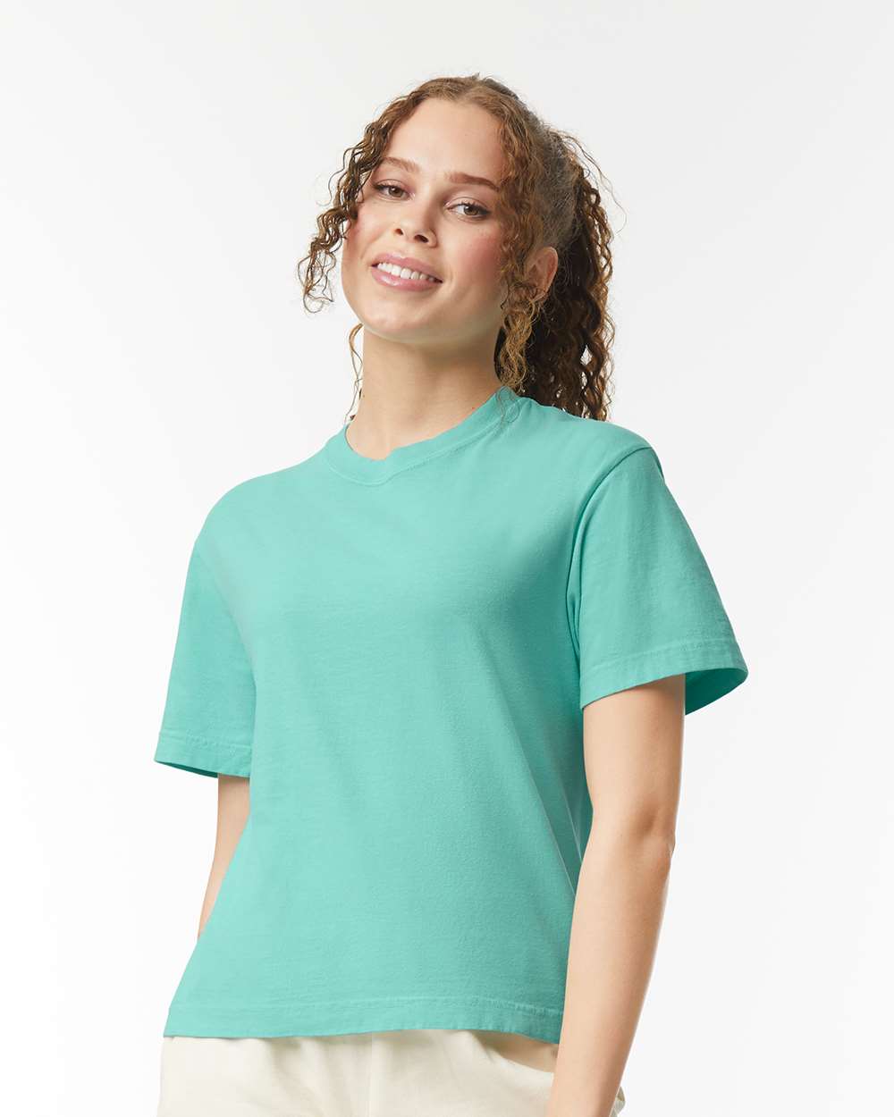 Women's Garment-Dyed Heavyweight Boxy T-Shirt – 3023CL
