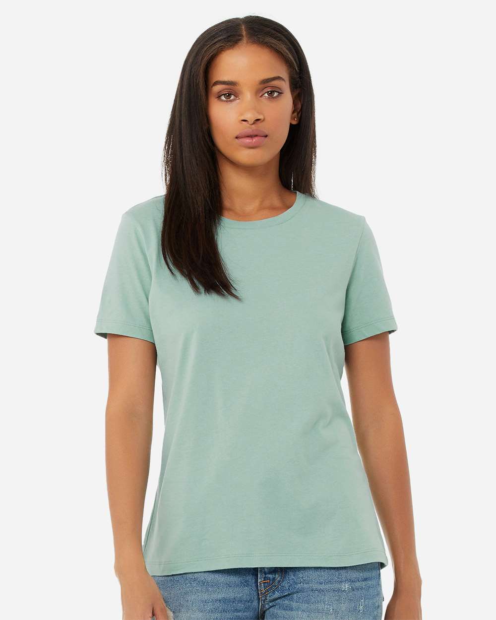 Women’s Relaxed Jersey Tee – 6400 – Dusty Blue