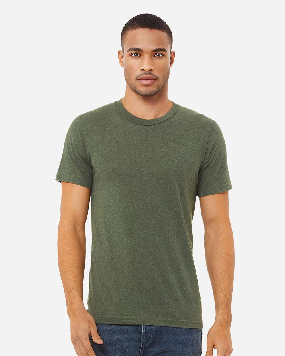 Triblend Tee – 3413 – Military Green Triblend