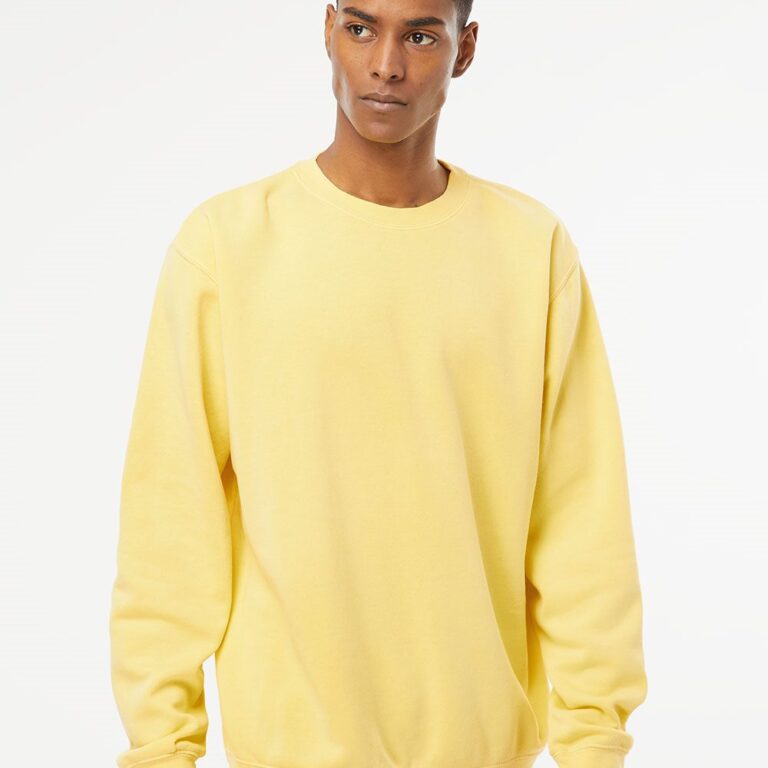 Unisex Midweight Pigment-Dyed Crewneck Sweatshirt – PRM3500