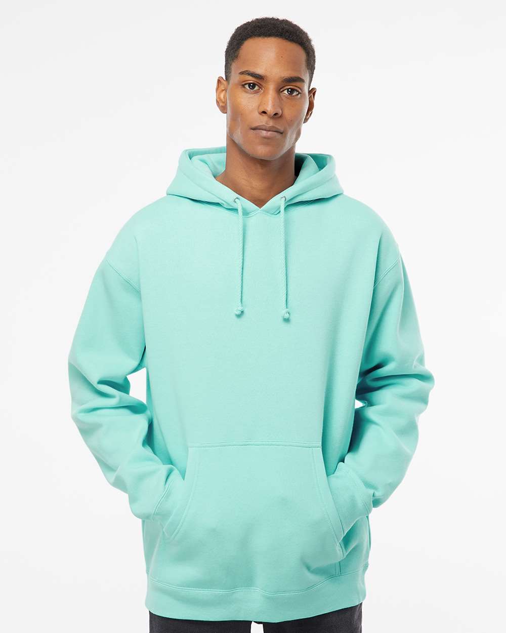 Unisex Heavyweight Hooded Sweatshirt – IND4000 – Mint