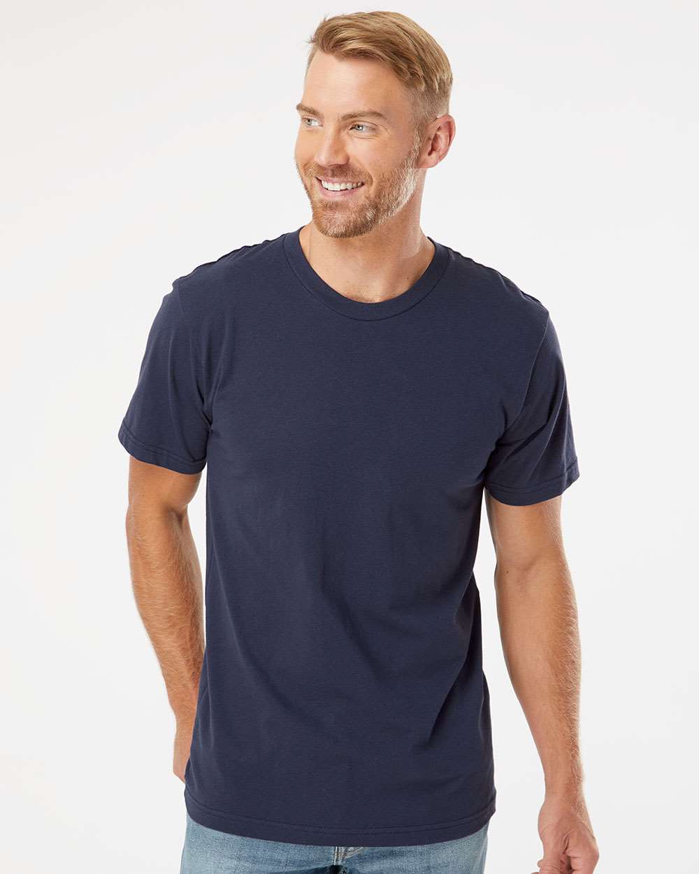Unisex Fine Jersey Tee – 2001 – Navy