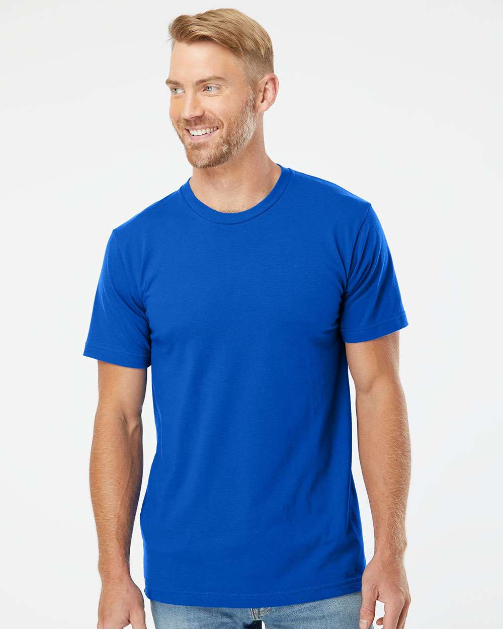 Unisex Fine Jersey Tee – 2001 – Royal Blue