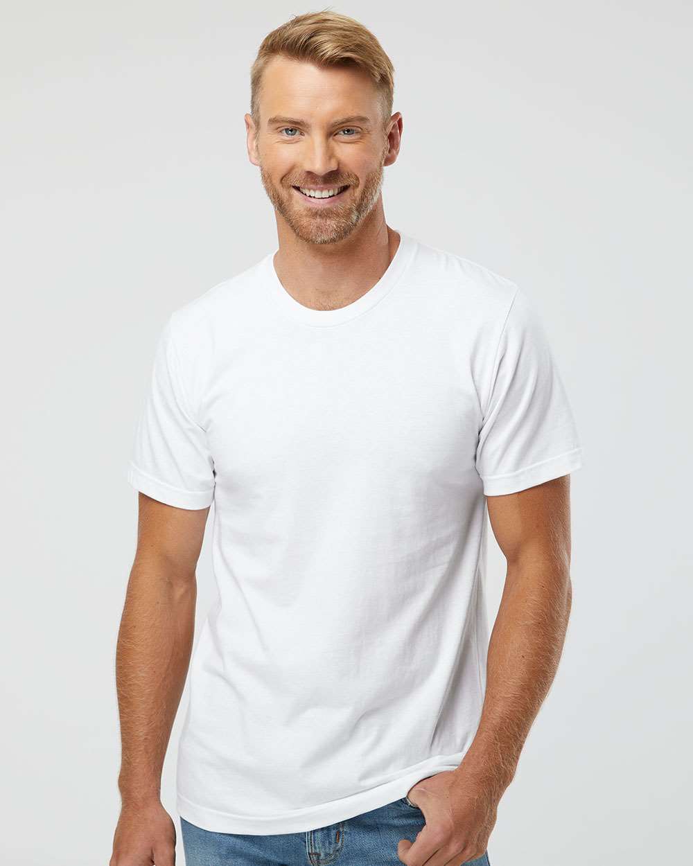 Unisex Fine Jersey Tee – 2001 – White