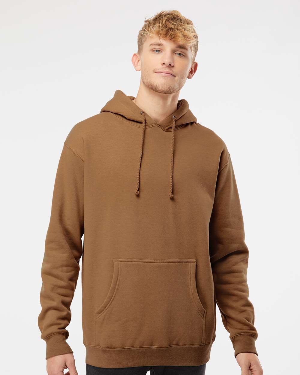 Unisex Heavyweight Hooded Sweatshirt – IND4000 – Saddle