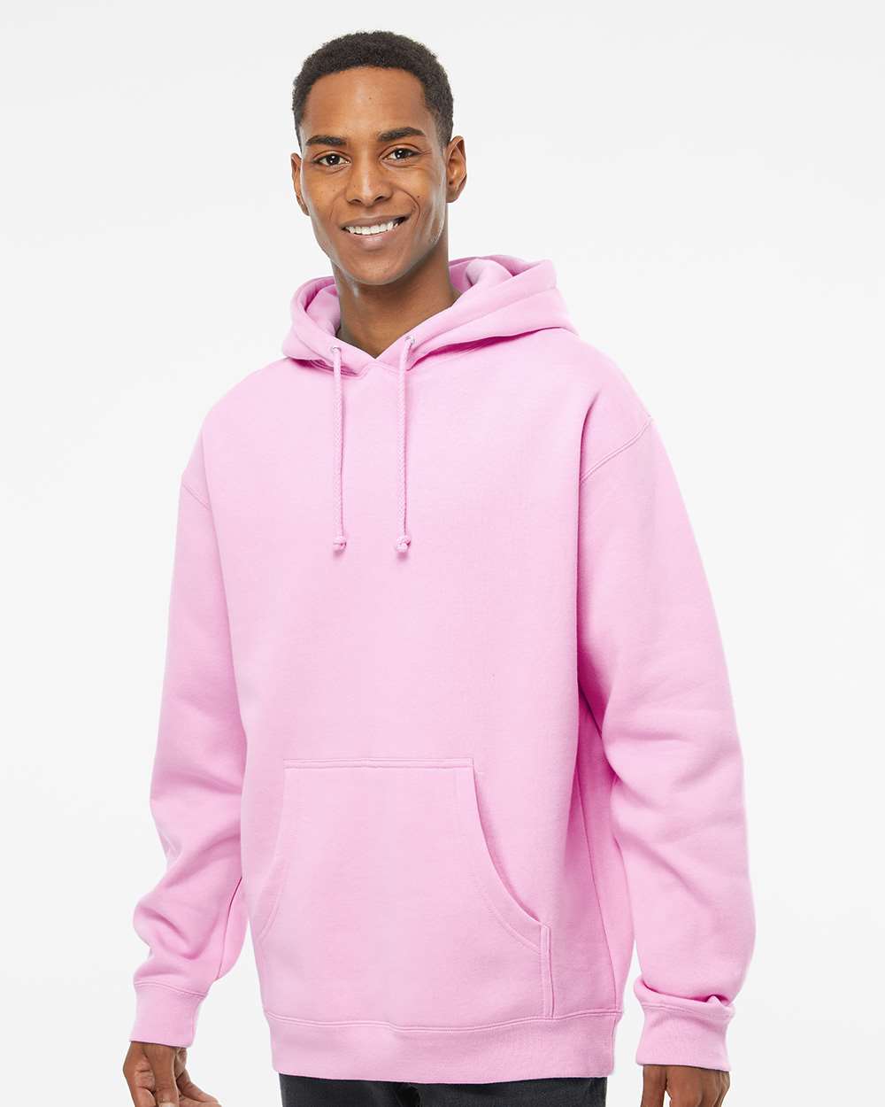 Unisex Heavyweight Hooded Sweatshirt – IND4000 – Light Pink