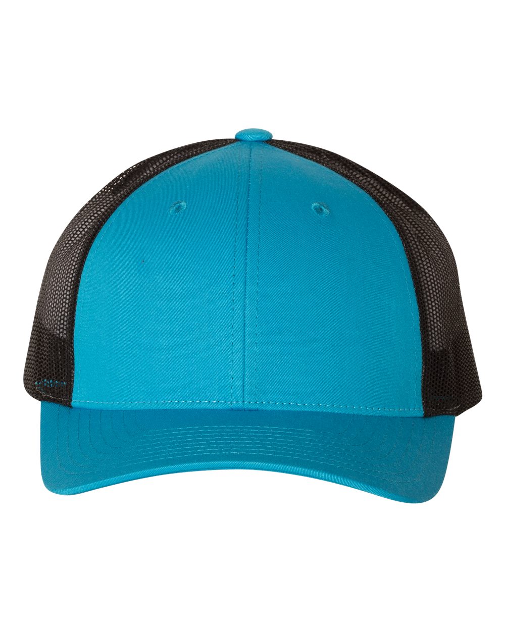 Low Pro Trucker Cap – 115 – Cyan/ Black