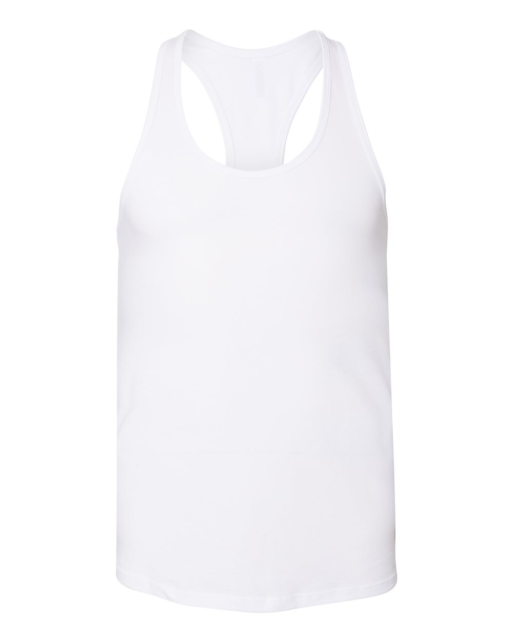 Women's Jersey Racerback Tank – 6008 – White