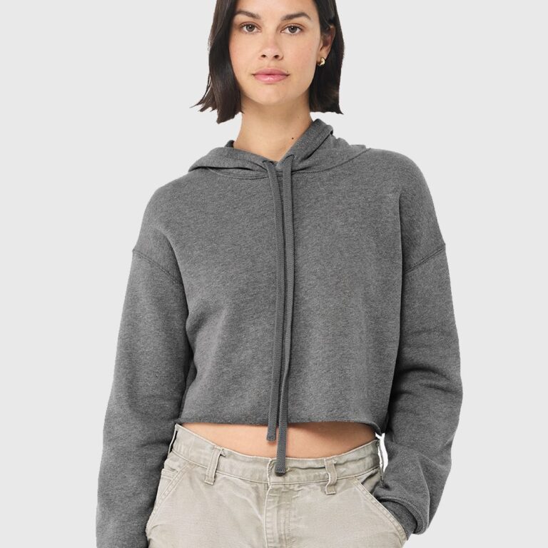 Women's Crop Hoodie Sweatshirt – 7502