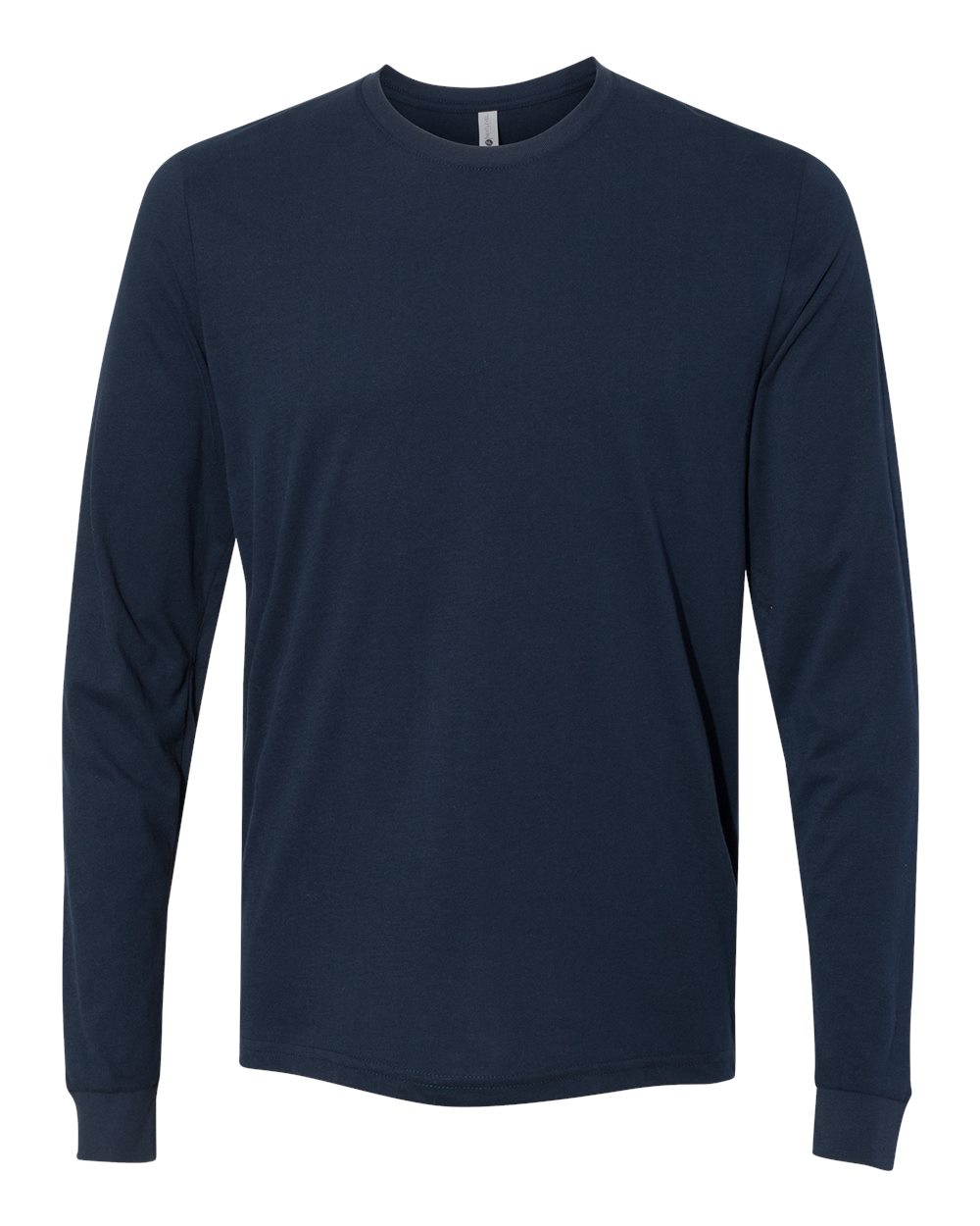Unisex Sueded Long Sleeve Tee – 6411 – Midnight Navy