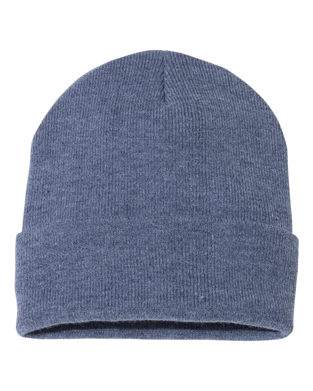 12" Solid Cuffed Beanie – SP12 – Heather Navy