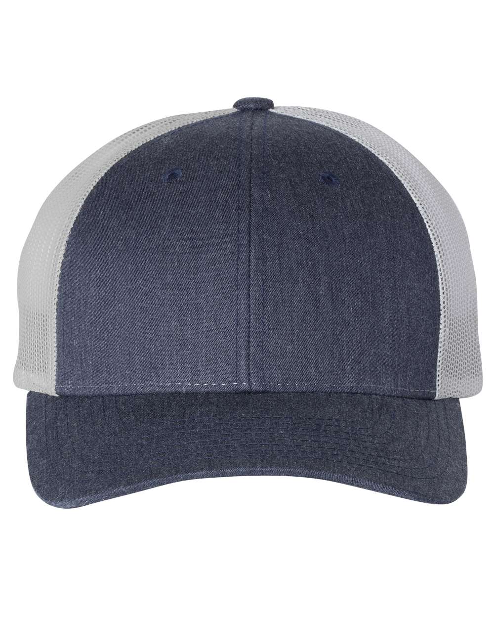 Low Pro Trucker Cap – 115 – Heather Navy/ Light Grey