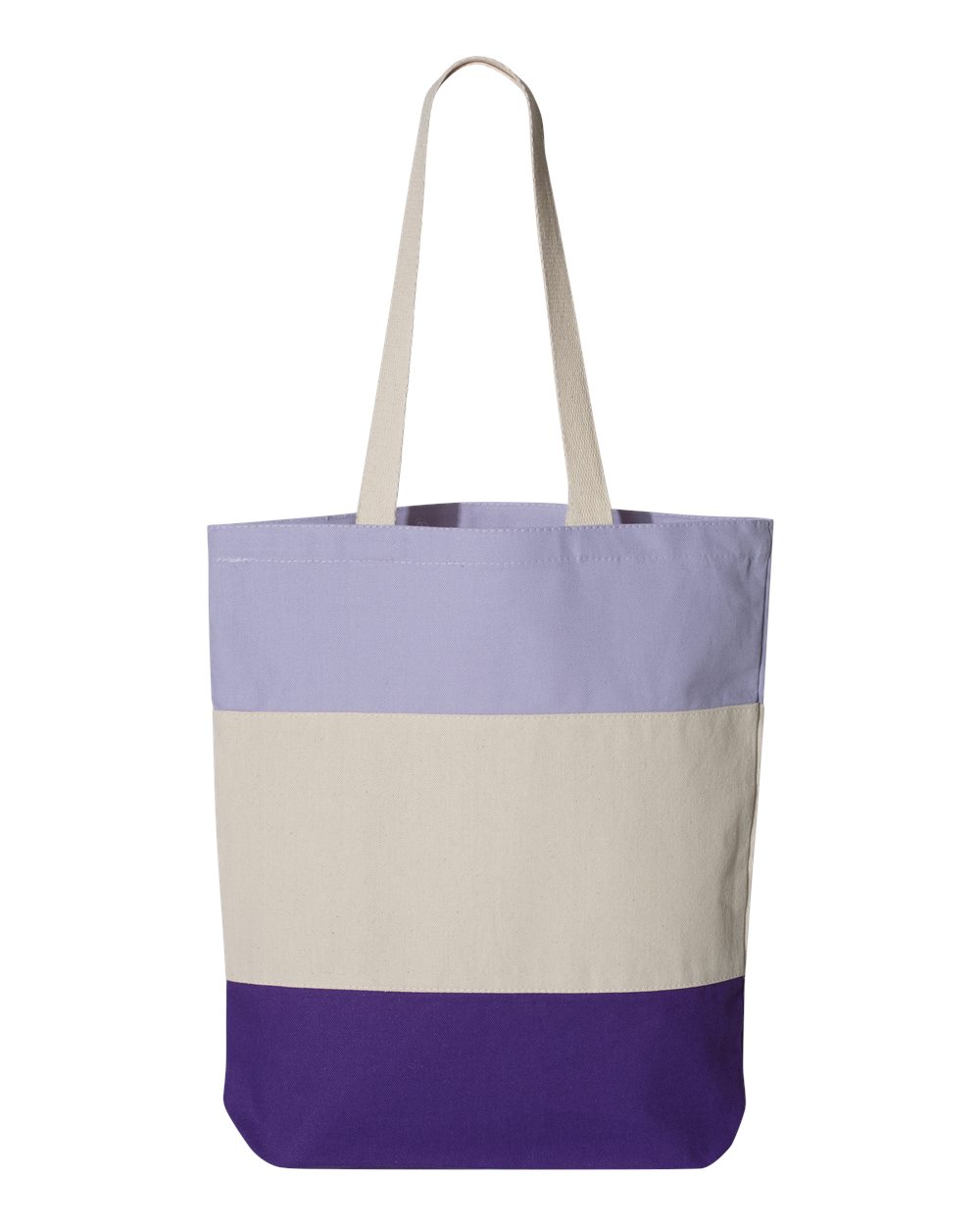 11L Tri-Color Tote – Q125900 – Purple/ Natural/ Lavender