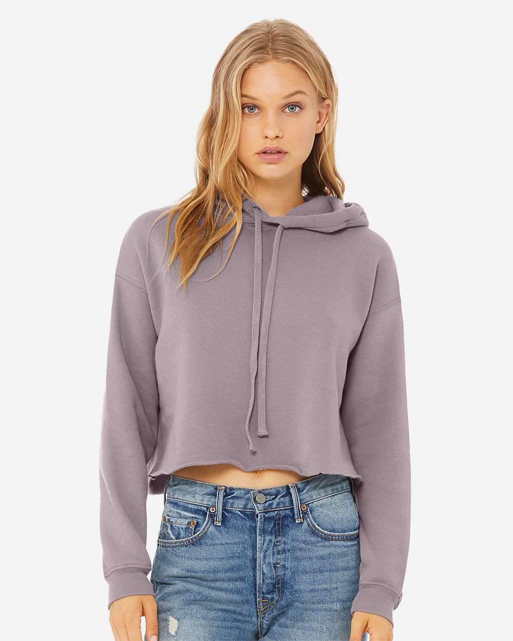 Women's Crop Hoodie Sweatshirt – 7502 – Storm