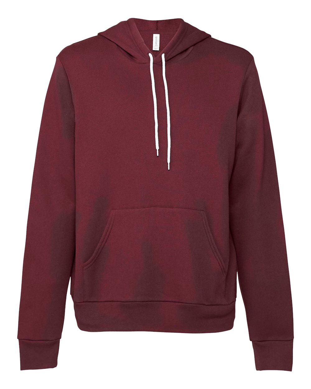 Unisex Sponge Fleece Hoodie Sweatshirt – 3719 – Maroon