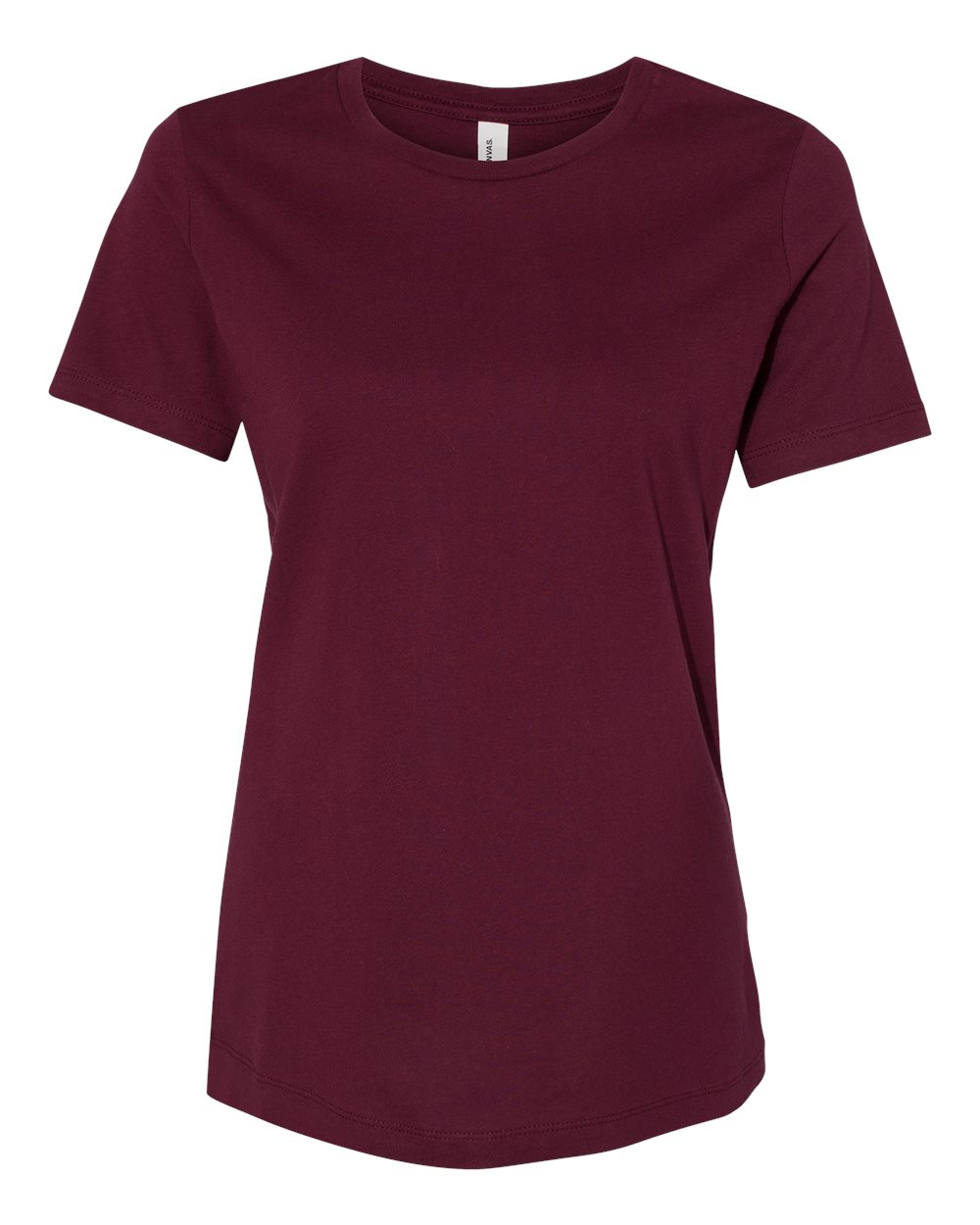 Women’s Relaxed Jersey Tee – 6400 – Maroon