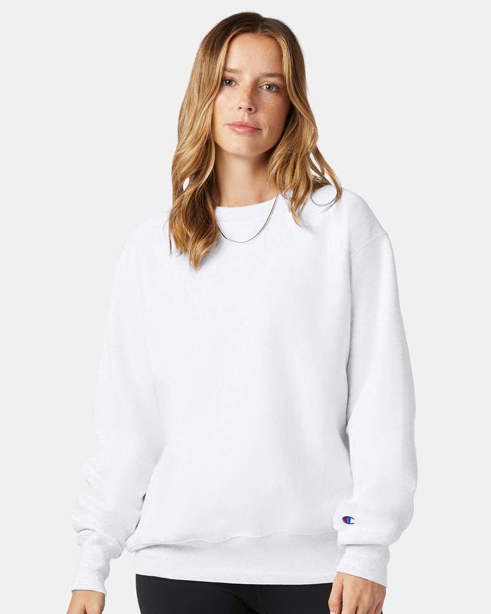 Unisex Reverse Weave® Crewneck Sweatshirt – S149 – White