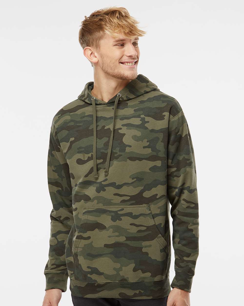 Unisex Midweight Hooded Sweatshirt – SS4500 – Forest Camo