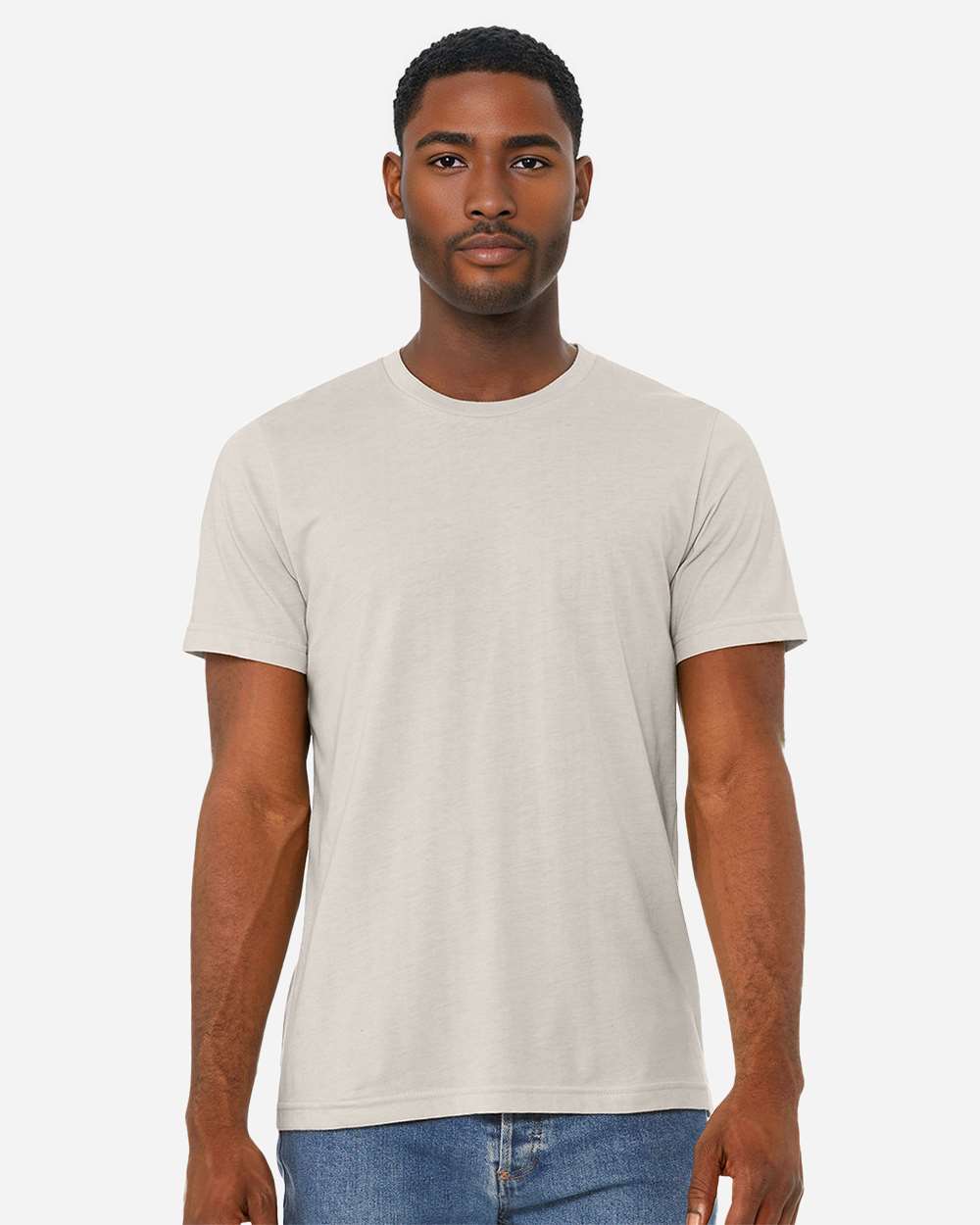 CVC Jersey Tee – 3001CVC – Heather Dust