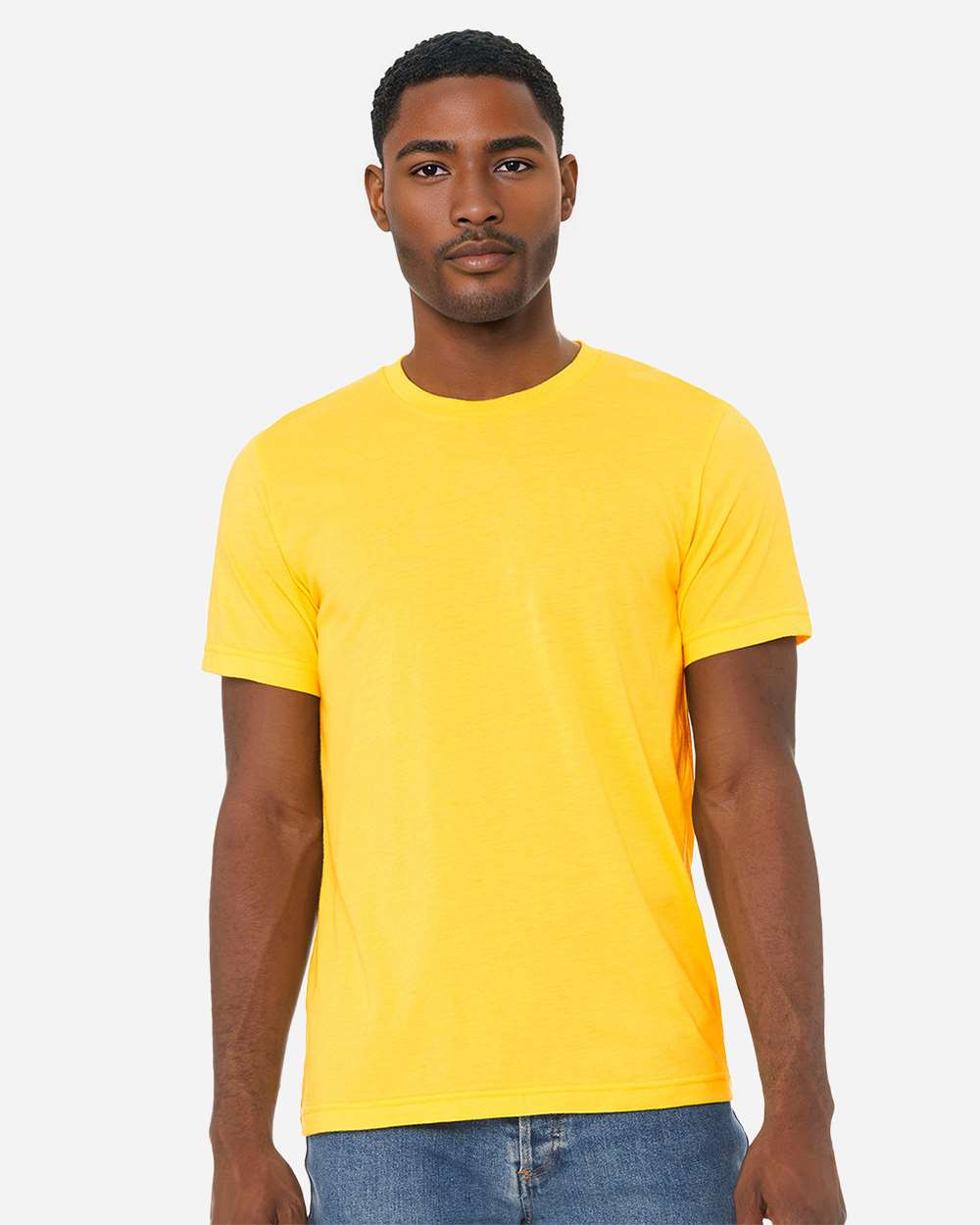 CVC Jersey Tee – 3001CVC – Heather Yellow