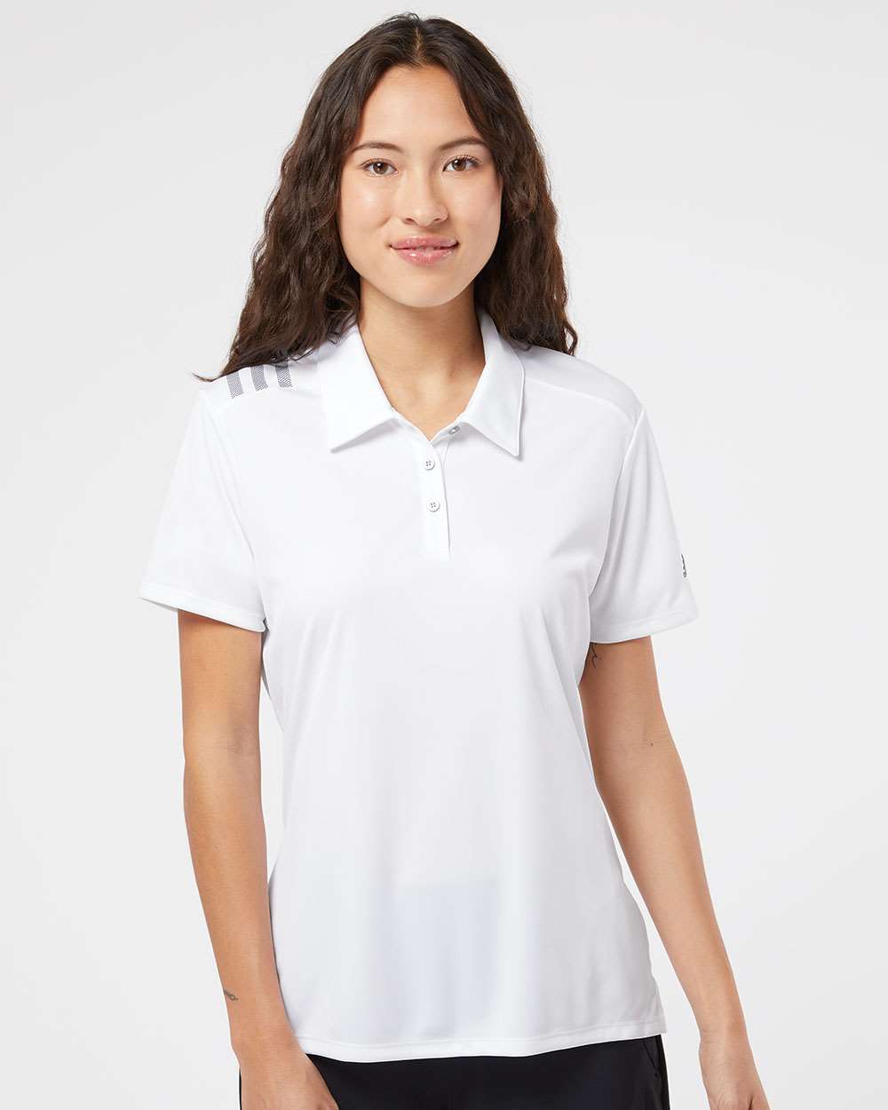 Women's 3-Stripes Shoulder Polo – A325