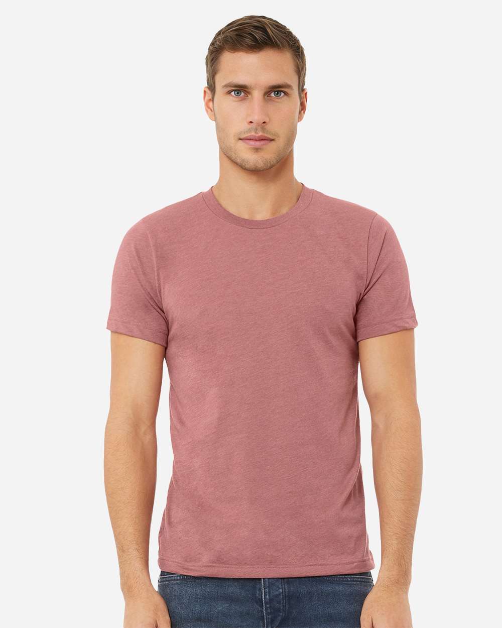 CVC Jersey Tee – 3001CVC – Heather Mauve