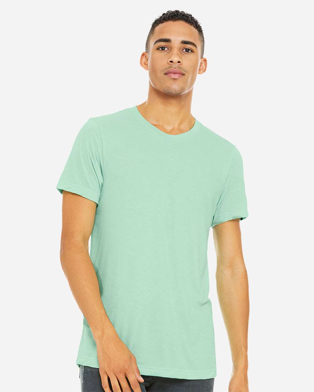 CVC Jersey Tee – 3001CVC – Heather Mint