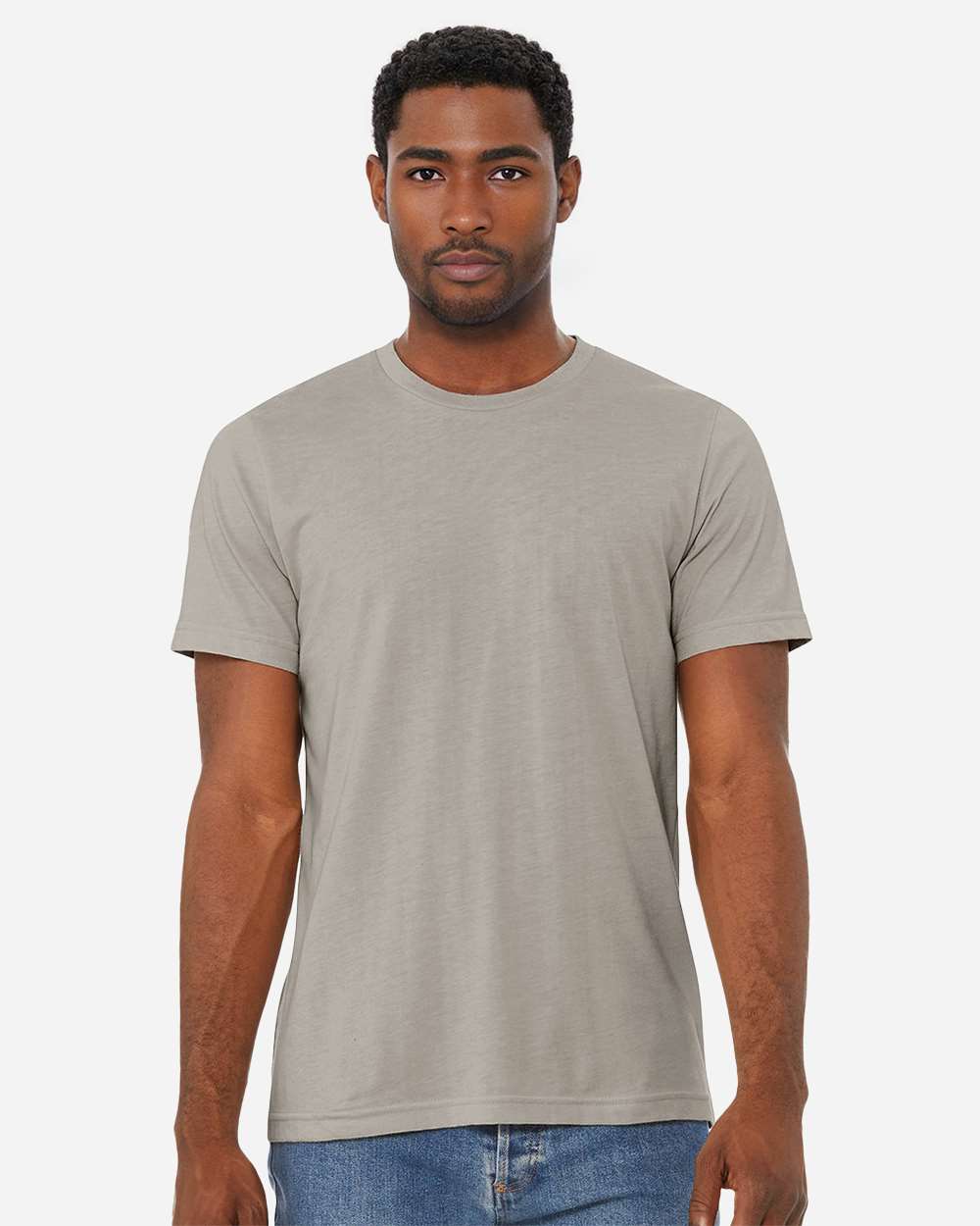 CVC Jersey Tee – 3001CVC – Heather Stone