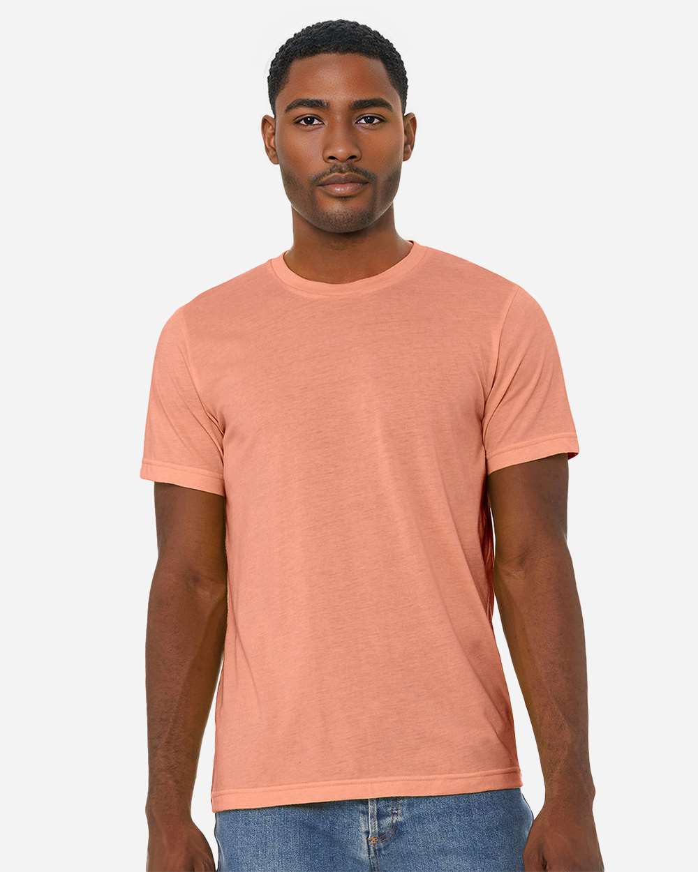 CVC Jersey Tee – 3001CVC – Heather Sunset