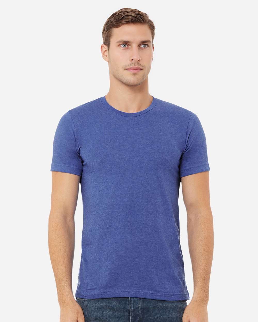 CVC Jersey Tee – 3001CVC – Heather True Royal