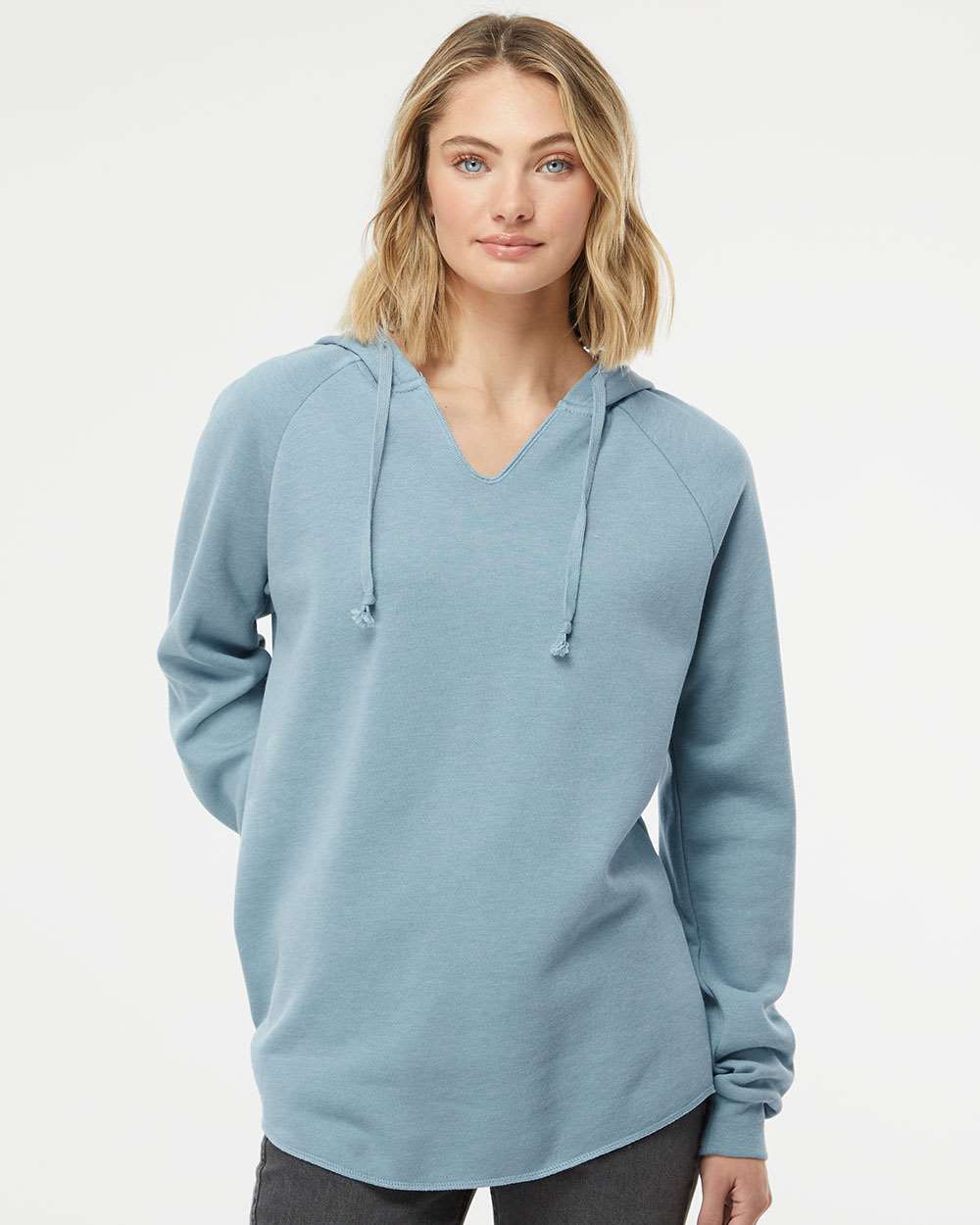 Women’s Lightweight California Wave Wash Hooded Sweatshirt – PRM2500