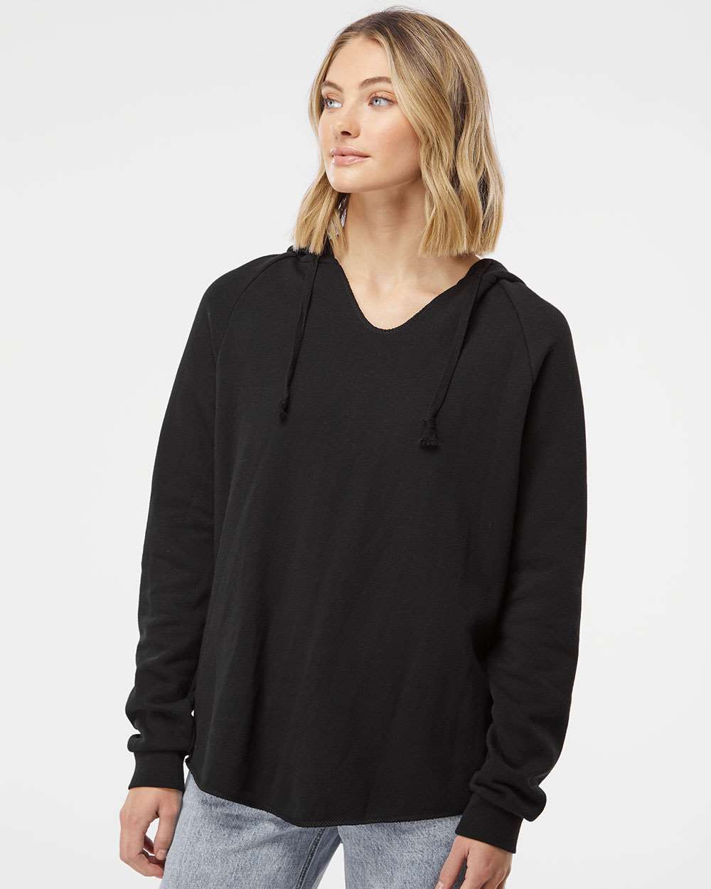 Women’s Lightweight California Wave Wash Hooded Sweatshirt – PRM2500