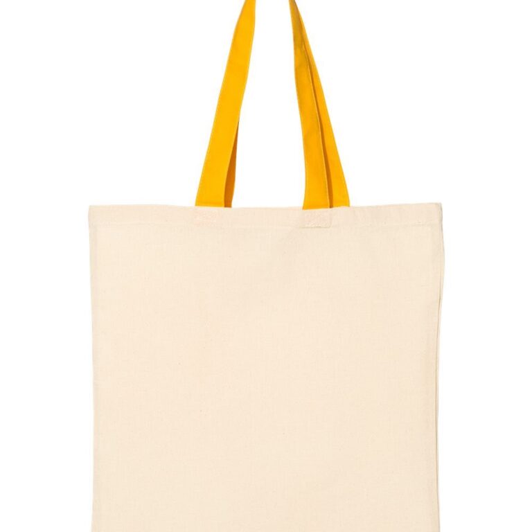 Economical Tote with Contrast-Color Handles – QTB6000