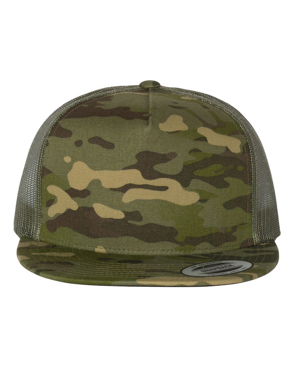 Classic Five-Panel Trucker Cap – 6006 – Multicam Tropic/ Green