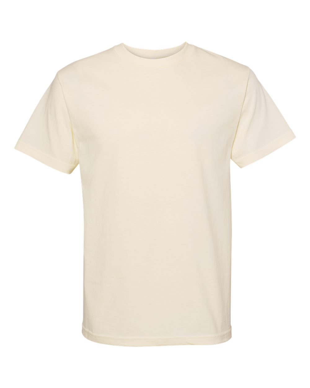 Unisex Heavyweight Cotton Tee – 1301 – Cream
