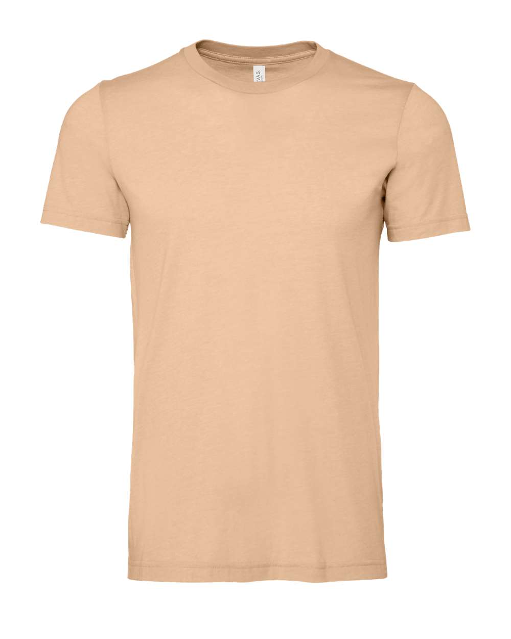 CVC Jersey Tee – 3001CVC – Heather Sand Dune