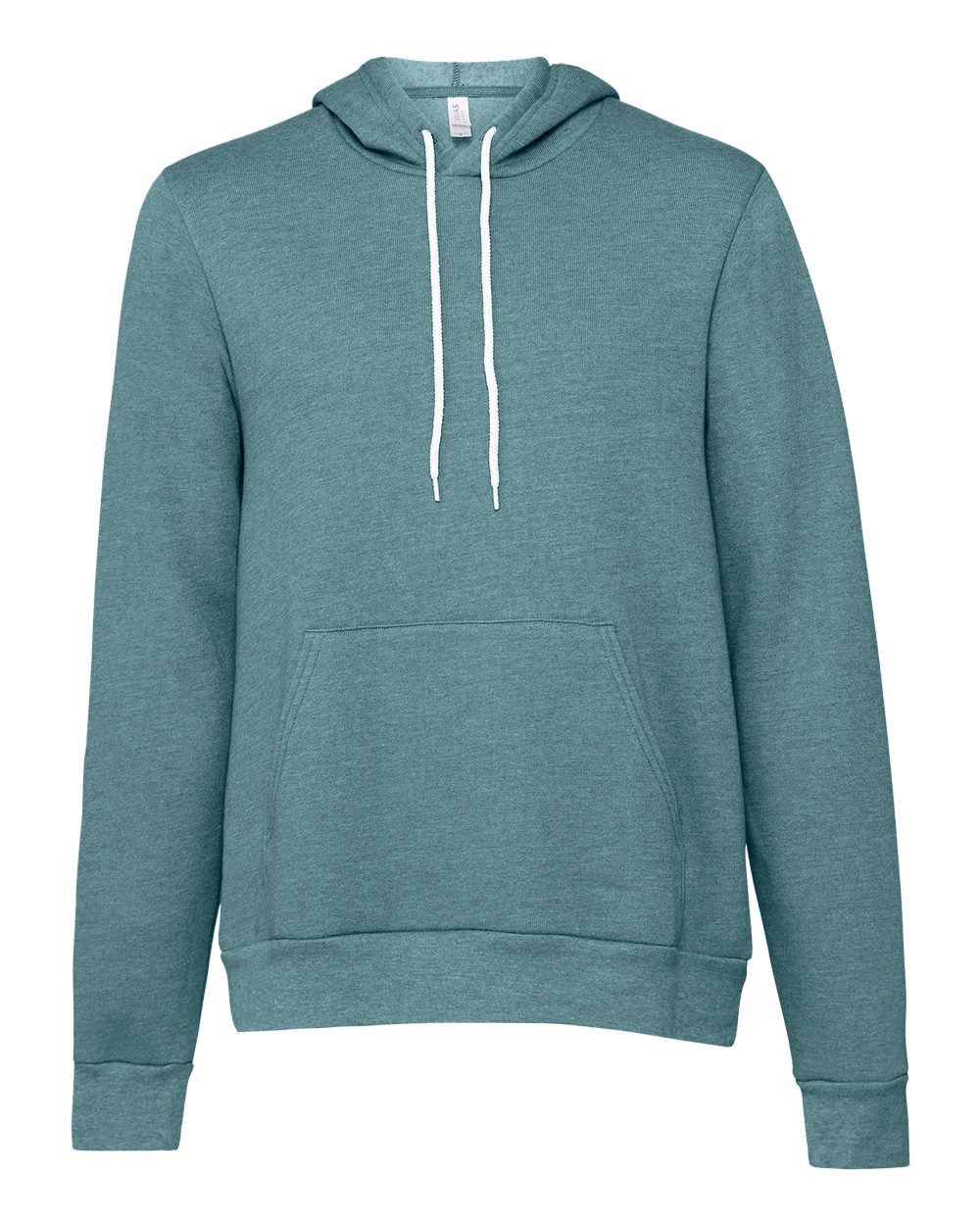 Unisex Sponge Fleece Hoodie Sweatshirt – 3719 – Heather Deep Teal