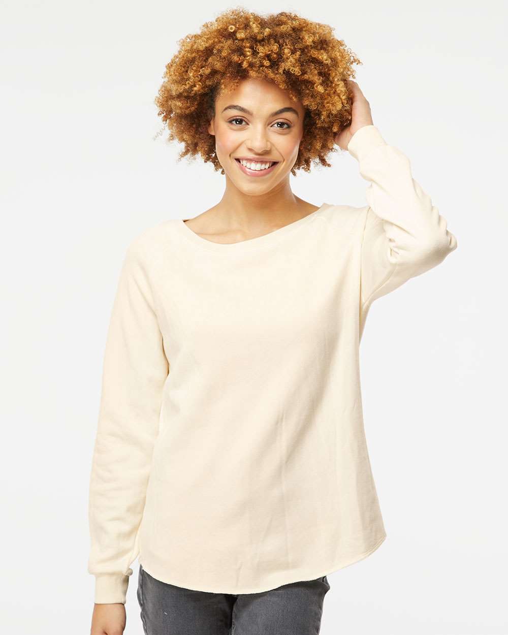 Women's California Wave Wash Crewneck Sweatshirt – PRM2000