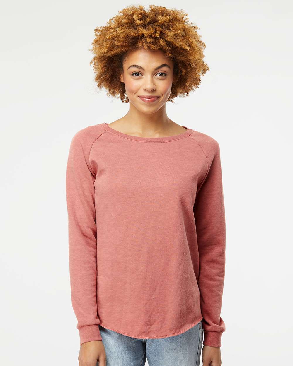 Women's California Wave Wash Crewneck Sweatshirt – PRM2000