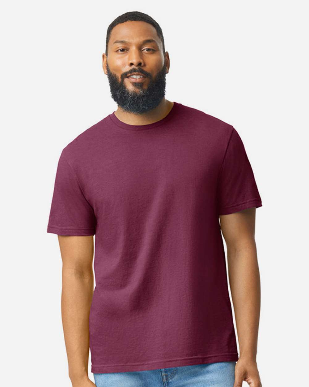 Unisex Softstyle® CVC T-Shirt – 64000CVC – Maroon Mist