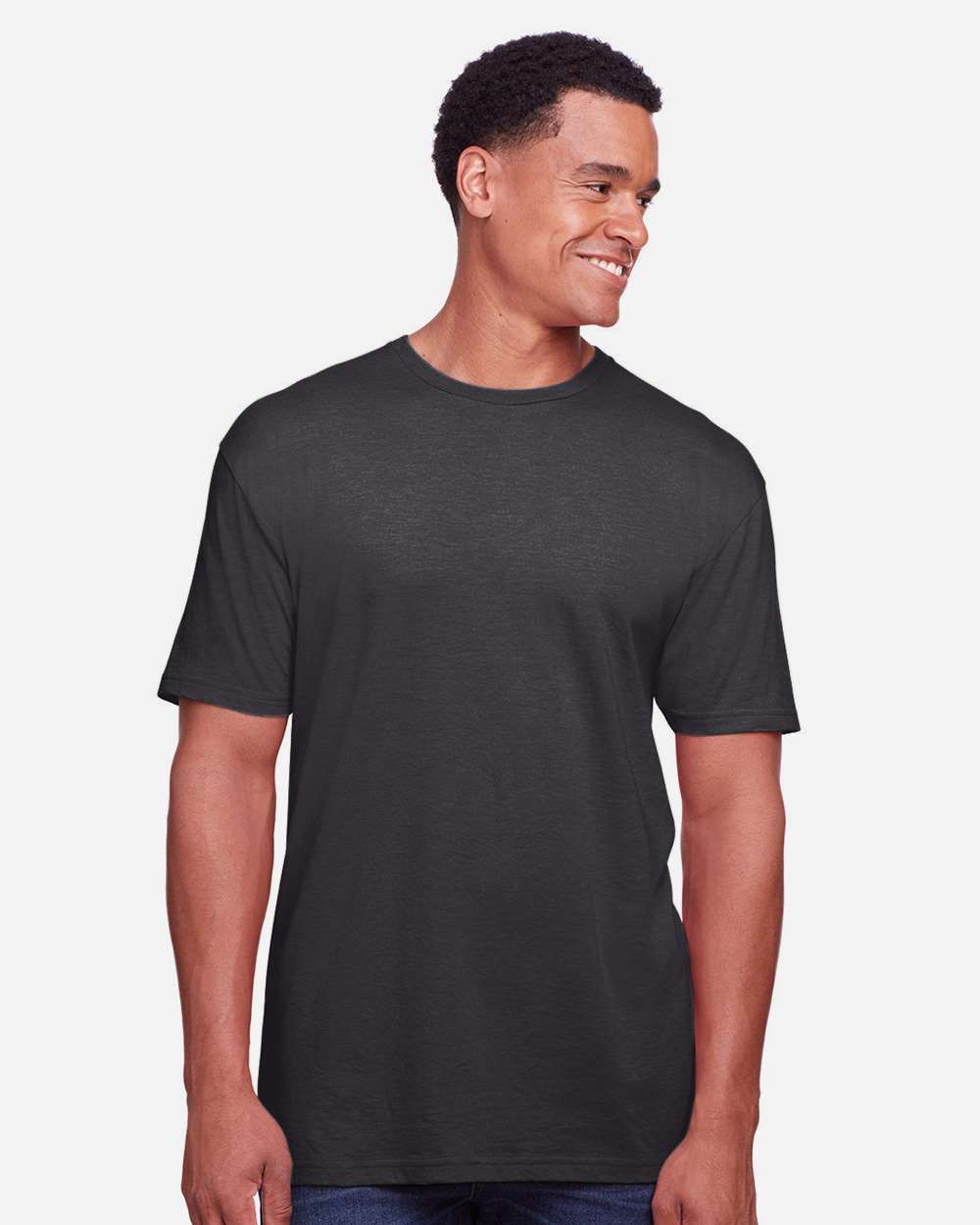 Unisex Softstyle® CVC T-Shirt – 64000CVC – Pitch Black Mist