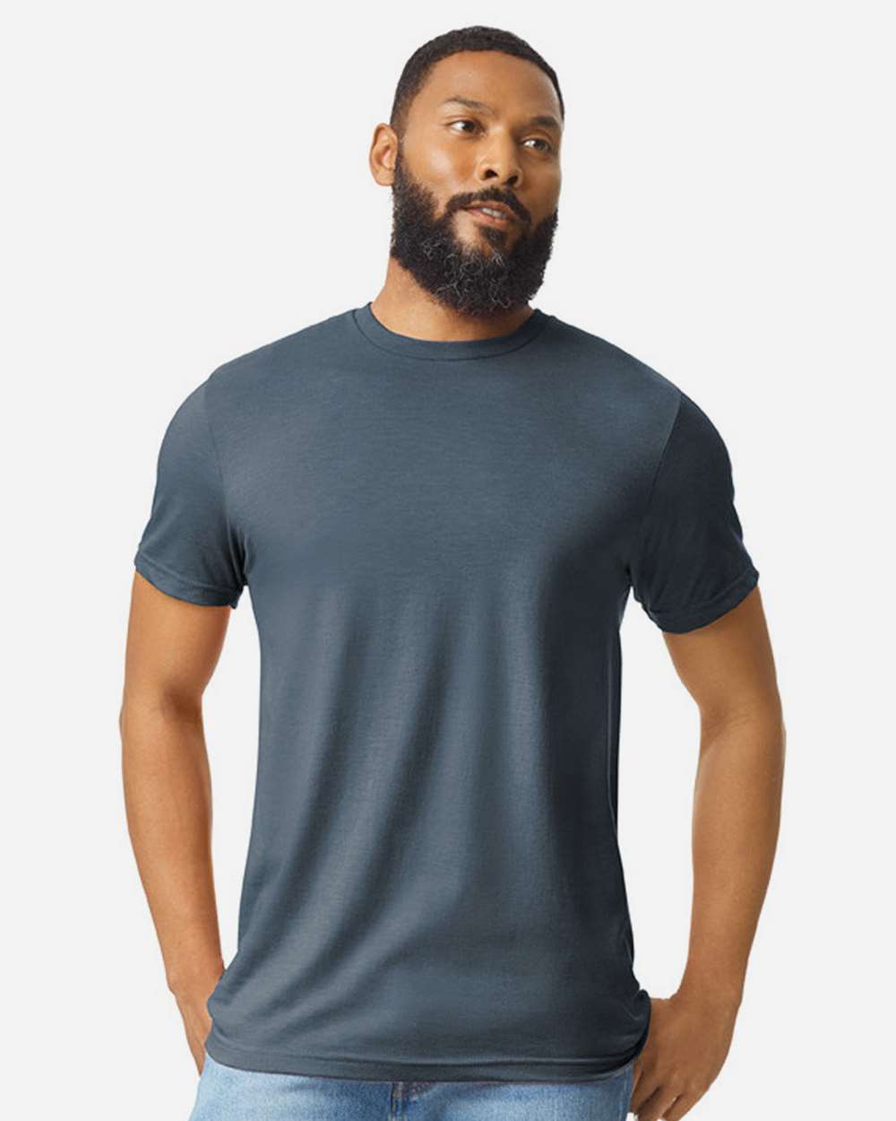 Unisex Softstyle® CVC T-Shirt – 64000CVC – Steel Blue
