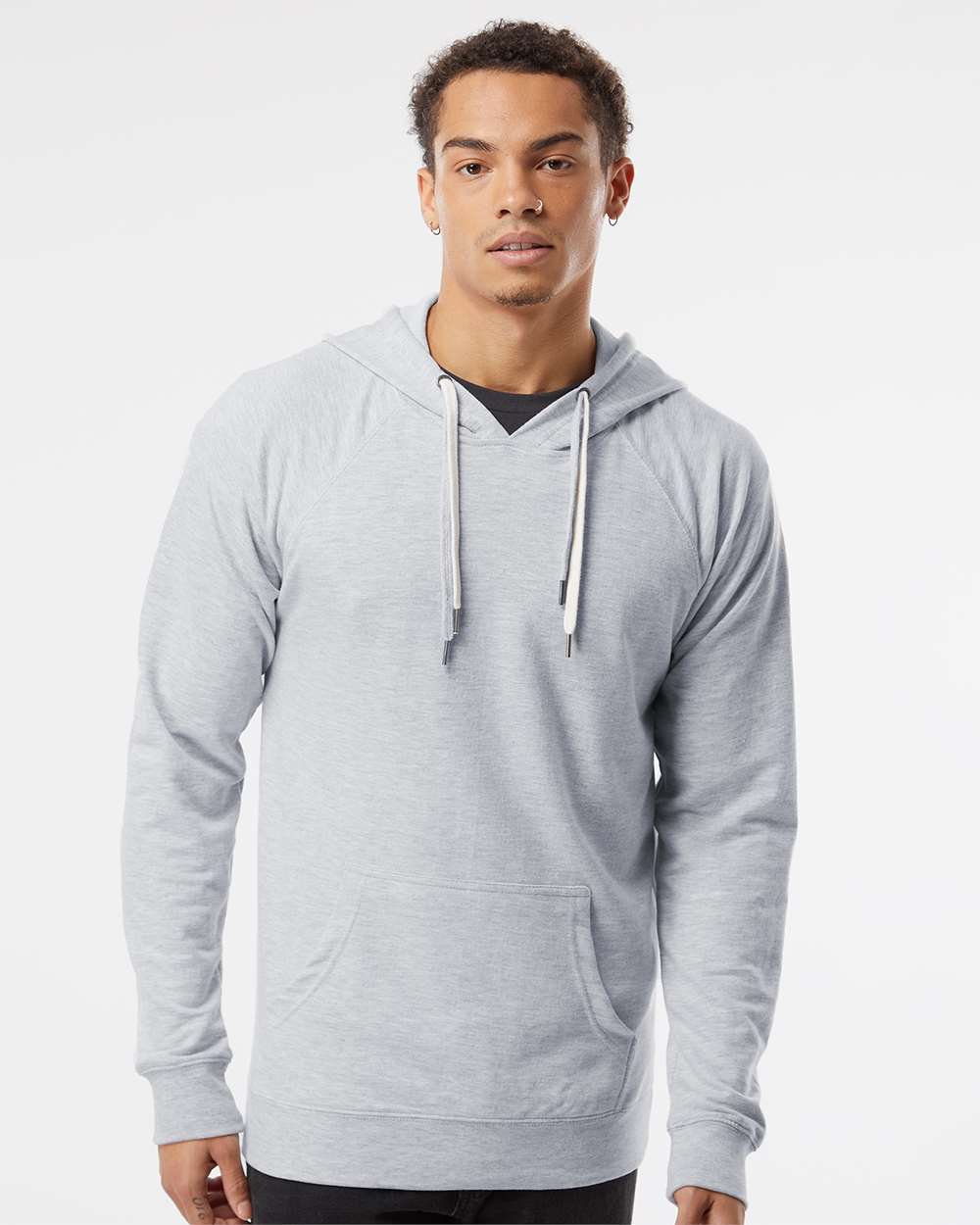 Unisex Icon Lightweight Loopback Terry Hooded Sweatshirt – SS1000
