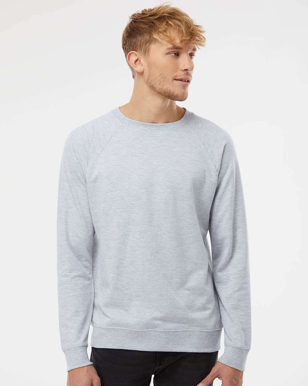 Unisex Icon Lightweight Loopback Terry Crewneck Sweatshirt – SS1000C