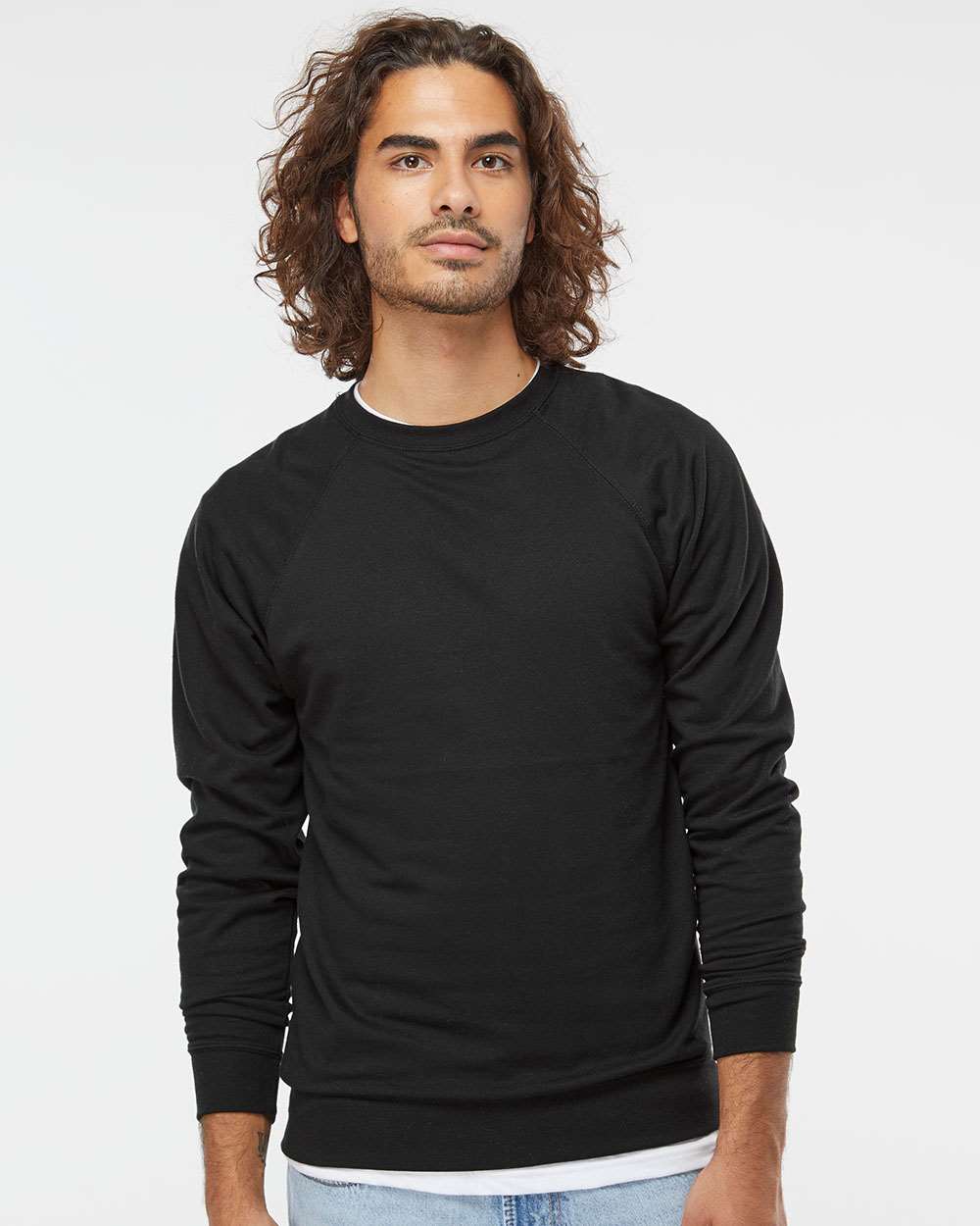 Unisex Icon Lightweight Loopback Terry Crewneck Sweatshirt – SS1000C