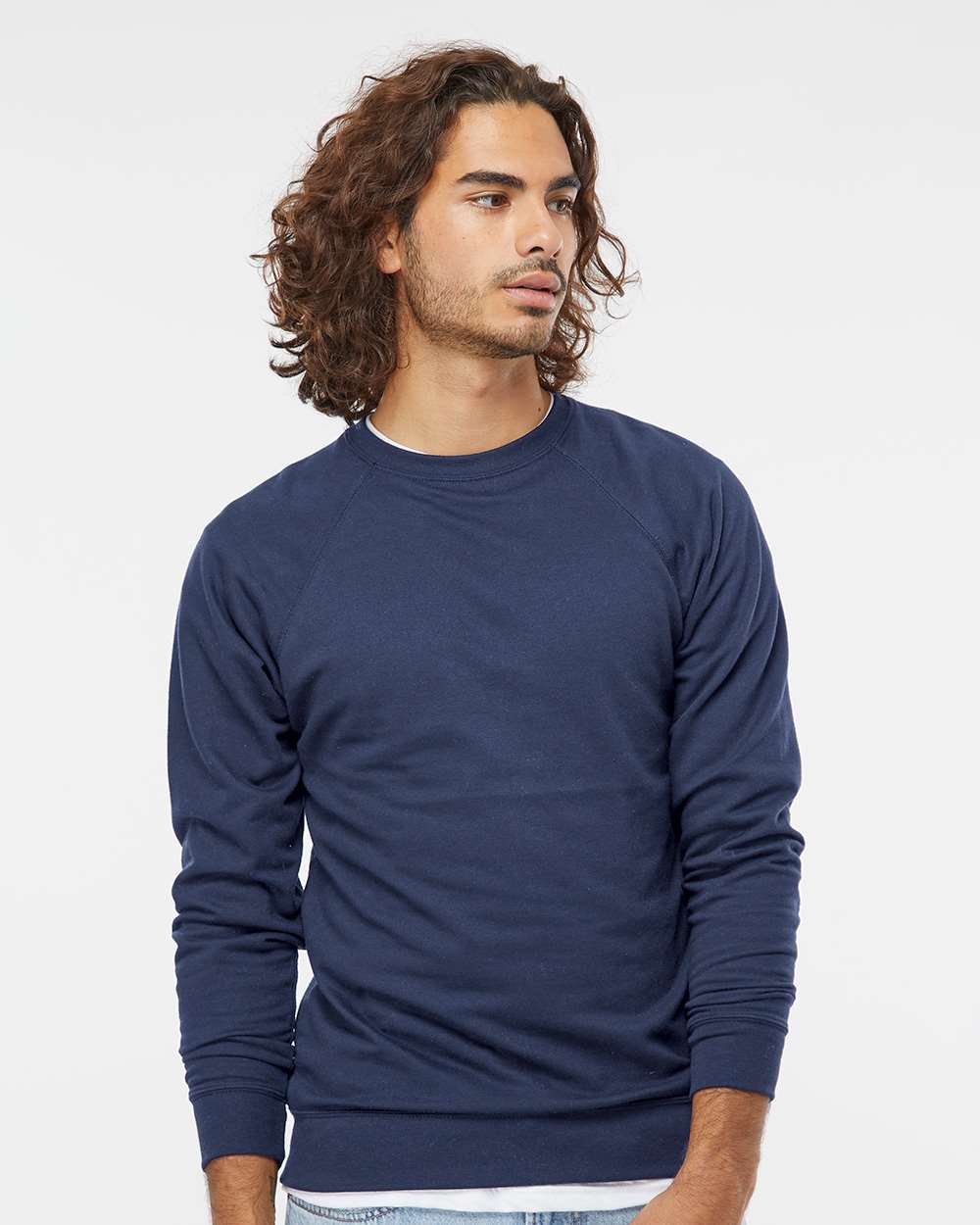 Unisex Icon Lightweight Loopback Terry Crewneck Sweatshirt – SS1000C