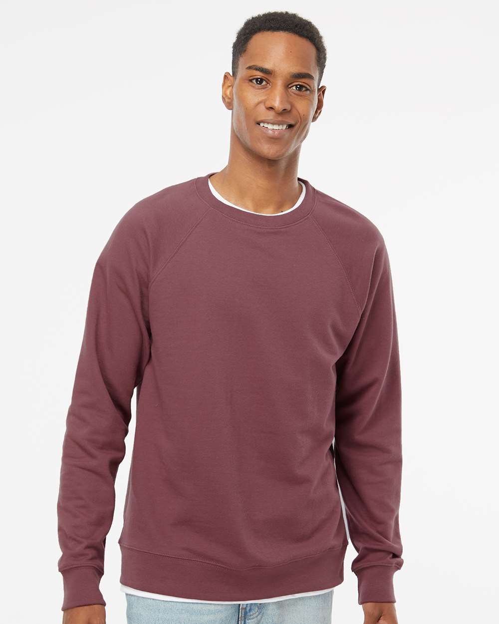 Unisex Icon Lightweight Loopback Terry Crewneck Sweatshirt – SS1000C – Port